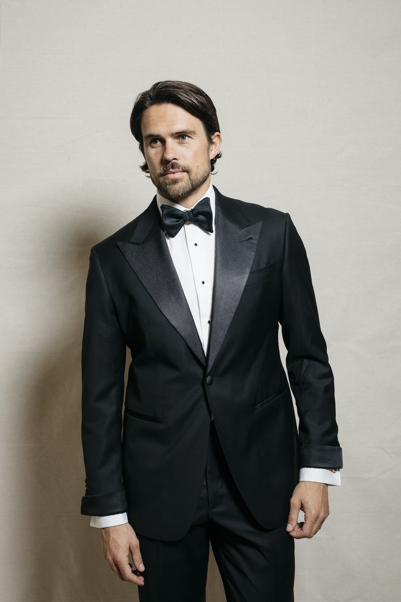 Veste de tuxedo noire